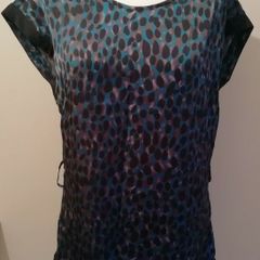 FREE POST Epilogue Ladies Top Blouse New With Tags Cost 32 Euro. Size UK12. Pattern. Womens
