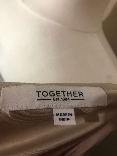 Together cream sparkly top (size 26)