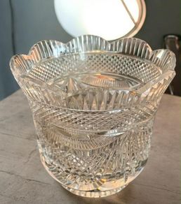Rare Vintage Waterford Crystal Russborough Ice Bucket Limited Edition, Mint Condition