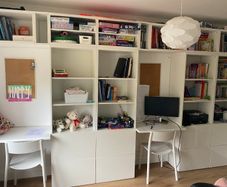 Bookcase and storage units