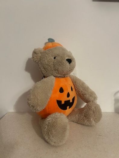 Halloween Pumpkin Teddy Bear