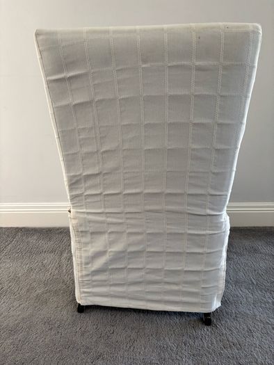 Plush child's high back chair