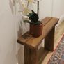 Rustic decorative wooden bench Image 2