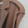 Ladies Camel sleeveless Coat Image 4