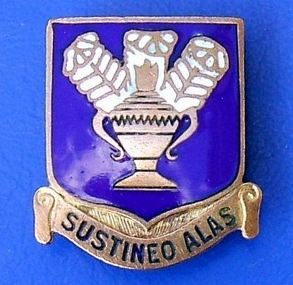 USAAF Technical Training Command (Sustineo Alas) air technician trainer's badge (WW2 period 1940s)
