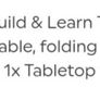 Mega Bloks Folding Table ; Educational (342) Image 6