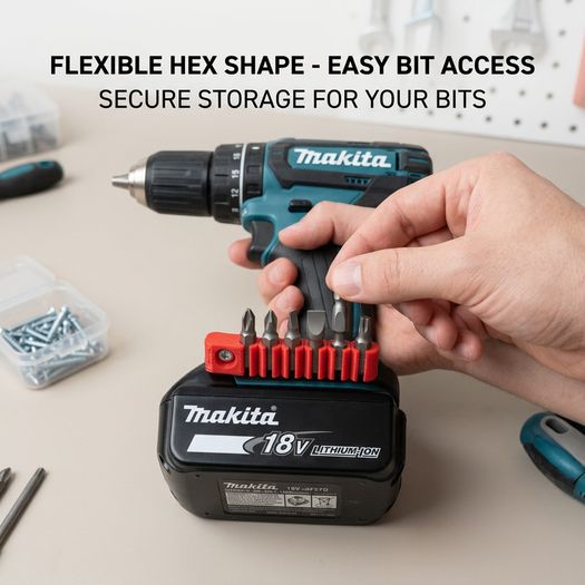 Makita bit holder (Flexible hex shape)