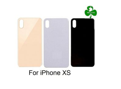 For iPhone XS Battery Back Cover Rear Glass Replacement Black White Rose Gold