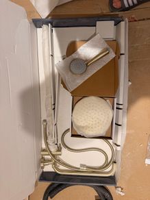 Good JTP rainfall shower head (needs a mixer bar)