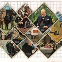 1966 Umm Al Qiwain Sir Winston Churchill Commemorative Stamp Set Used