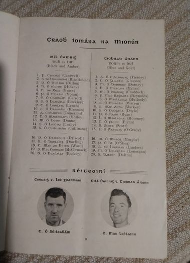 Memorabilia Gaa All Ireland  Hurling  Programme