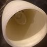 Stunning very LARGE Glass ceiling light with frosted marbled glass insert Image 7