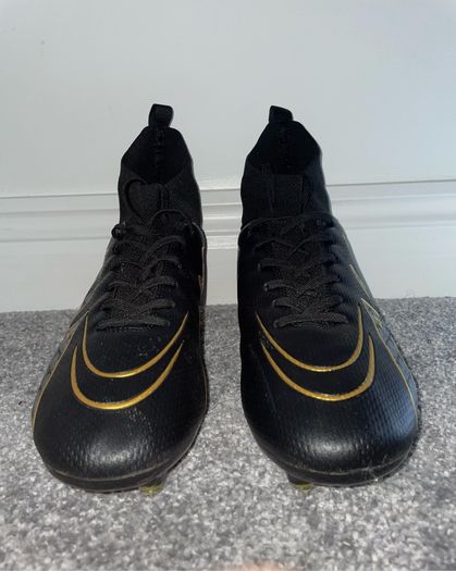 Black & Gold Football Boots