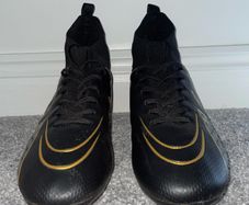 Black & Gold Football Boots