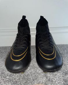 Black & Gold Football Boots