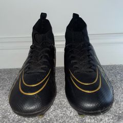 Black & Gold Football Boots