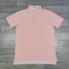 B Daddy Sport Patterned Golf Polo Shirt Mens M/L