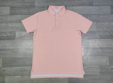 B Daddy Sport Patterned Golf Polo Shirt Mens M/L