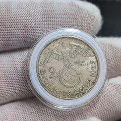 2 Reichsmark 1937 A Berlin WW2 Silver Coin third Reich