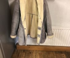 Gents Suede Grey Coat