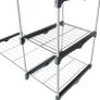 _Amazon Basics Double Rod Freestanding Closet, Silver Image 3