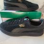 Premium Black Suede Puma Courtstars Image 2