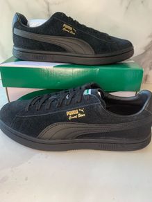 Premium Black Suede Puma Courtstars