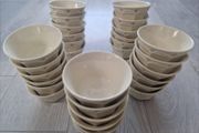 Set of 30 Vintage Style Porcelain Dessert or Side Bowls