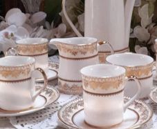 Vintage china coffee set