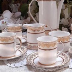 Vintage china coffee set