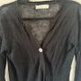 Ronit Zilkha Linen Black Cardigan S Image 2