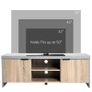 Modern Wooden TV Stand, 120Lx40Wx44cm Grey (FREE POSTAGE) Image 2