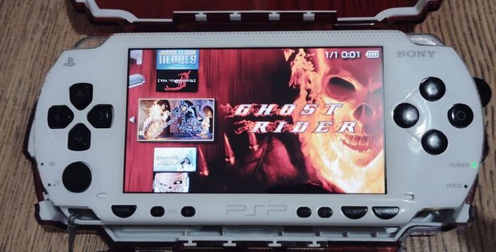 Psp Modded White 64gb Original Charger Original Battery