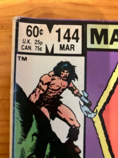 Comic: 'Conan The Barbarian' no. 144 (March 1983)
