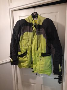 Motorcycle padded jacket size medium to large