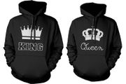 Matching Couple UNISEX Hoodies - King and Queen Couple Set