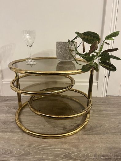 Vintage Milo Baughman style three tier