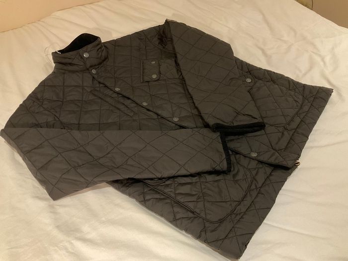 Mens Black Penfield quilted jacket size large