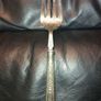 Vintage silver plated fork Image 3