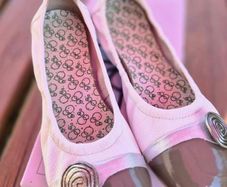 Hirica Leather and Patent Ballet Flats, Size 4 UK, 37 EU, AV
