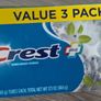 Crest 3 x Toothpaste Whitening Baking Soda and Peroxide, Image 2