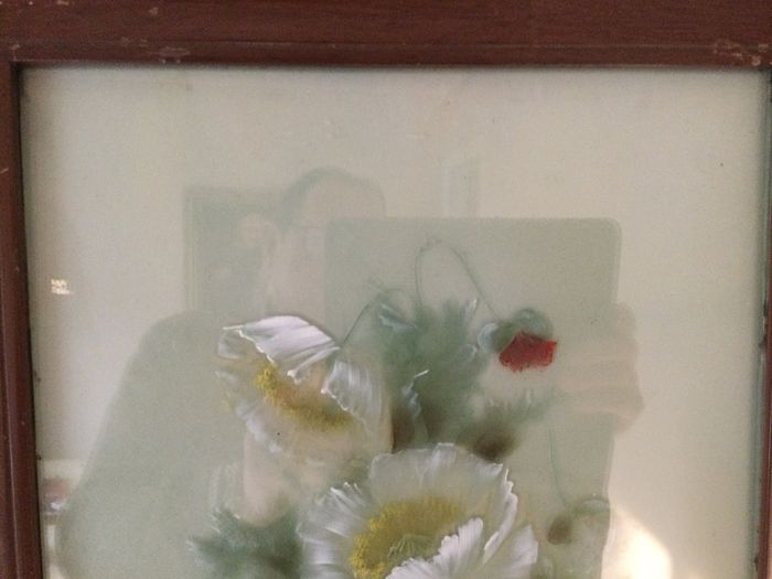 Art Reverse Oil on Glass X 2 .
