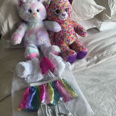 build a bear x2 and clothes