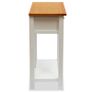 End Table 50x32x75 cm Solid Oak Wood Image 3