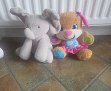 singing elephant and laugh and learn Toy