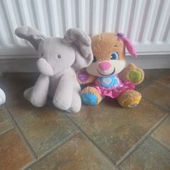 singing elephant and laugh and learn Toy