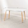 Nordic Rectangle Dining Table & 4 Chairs Image 2
