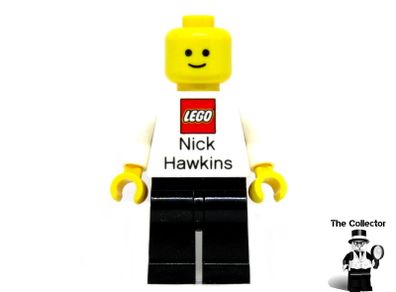 Lego Employee Nick Hawkins Business Card Minifigure Very Rare Hard To Find