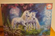 New:  Unicorns in the Forest 500 piece jigsaw