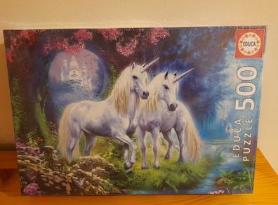 New:  Unicorns in the Forest 500 piece jigsaw